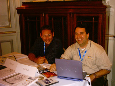 Softwrap and SwiftCD - Rich and Jason cheer about a successful conference!